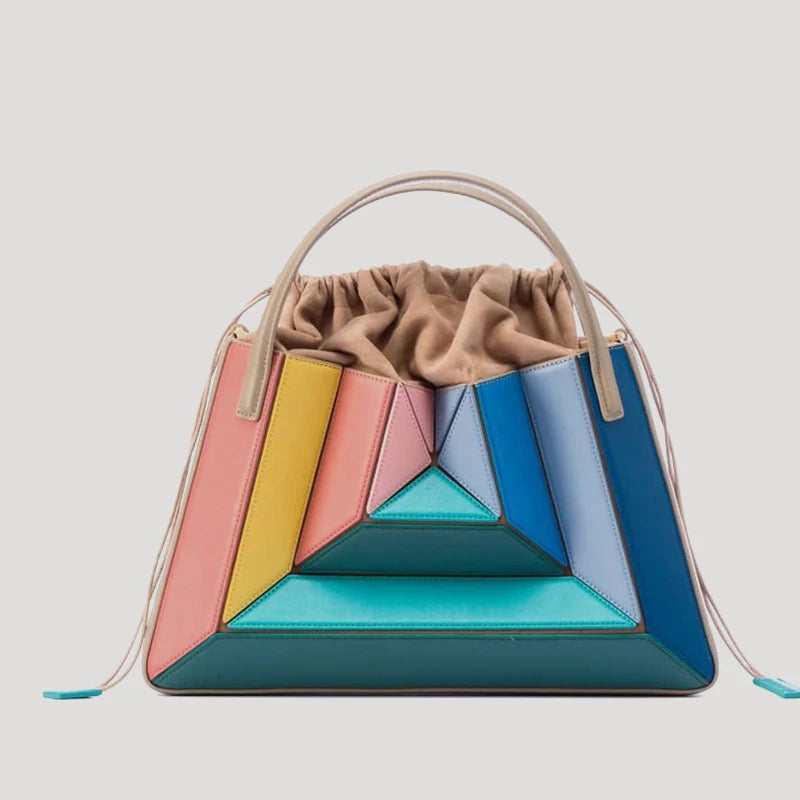 Fashion Contrast Shoulder Bag – Sienna