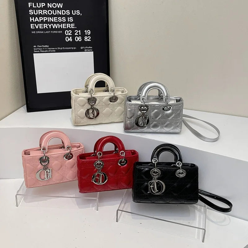 2025 Saffiano Gradient Lady Bag - Convertible Top Handle & Crossbody Purse, Chic Day-to-Night Compact Shoulder Bag for Women
