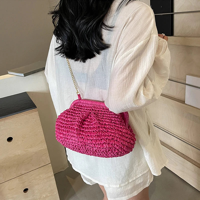Straw Weaving Crossbody – Lara