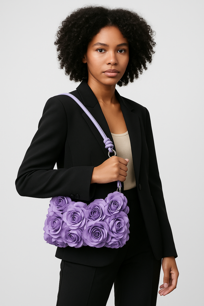 Vintage Rose Shoulder Purse – The Celestine