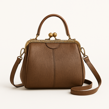 Noir Luxe Retro Crossbody – The Gabrielle