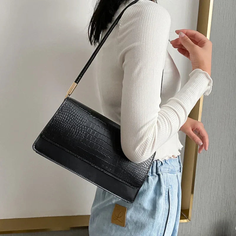 Designer Small Alligator Crossbody Bag – The Camille