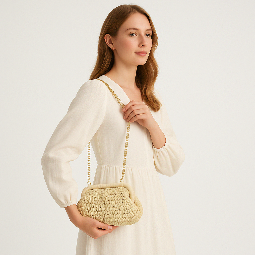 Straw Weaving Crossbody – Lara