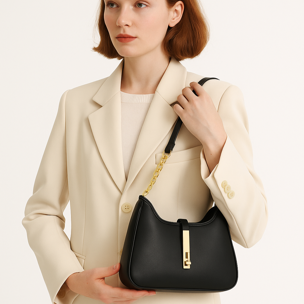Minimalist Luxury Shoulder Bag – The Isla