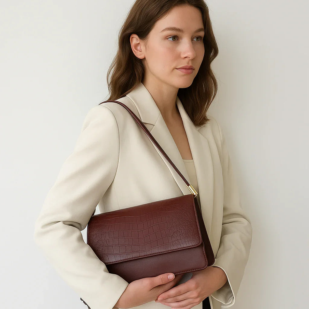 Designer Small Alligator Crossbody Bag – The Camille