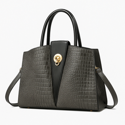 Chic High Quality Leather Handbag – Elara