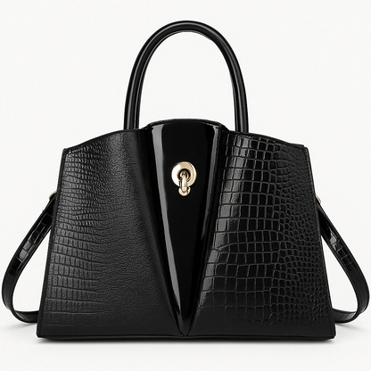 Chic High Quality Leather Handbag – Elara