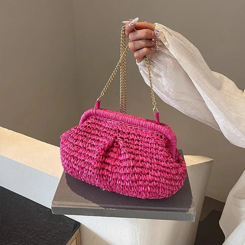 Straw Weaving Crossbody – Lara