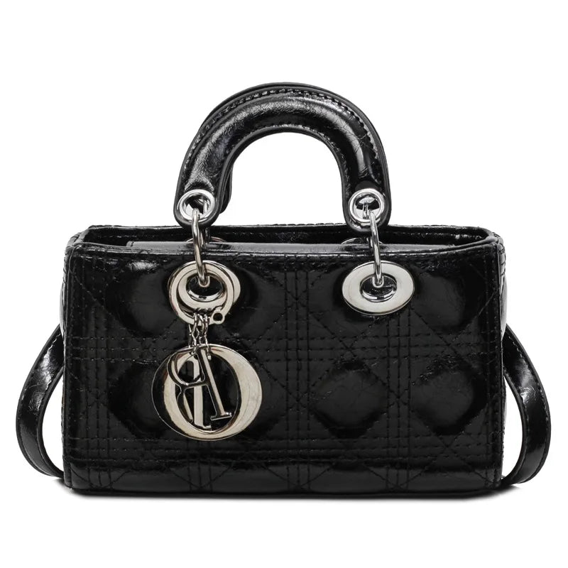 2025 Saffiano Gradient Lady Bag - Convertible Top Handle & Crossbody Purse, Chic Day-to-Night Compact Shoulder Bag for Women