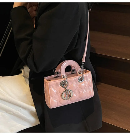 2025 Saffiano Gradient Lady Bag - Convertible Top Handle & Crossbody Purse, Chic Day-to-Night Compact Shoulder Bag for Women