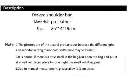 Chic Plaid Leather Shoulder Bag – The Grace
