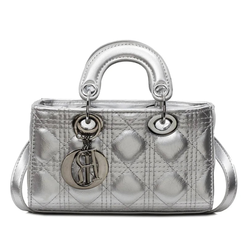 2025 Saffiano Gradient Lady Bag - Convertible Top Handle & Crossbody Purse, Chic Day-to-Night Compact Shoulder Bag for Women