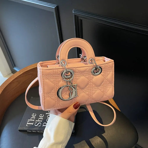 2025 Saffiano Gradient Lady Bag - Convertible Top Handle & Crossbody Purse, Chic Day-to-Night Compact Shoulder Bag for Women
