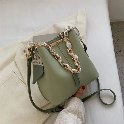 High-End Casual Bucket Bag – Léa