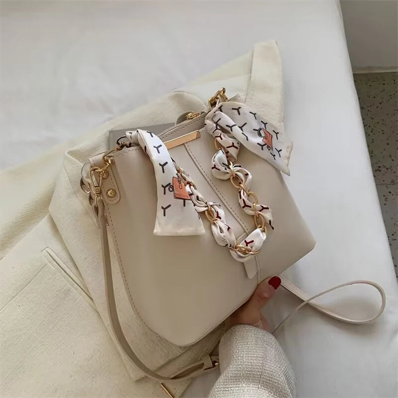 High-End Casual Bucket Bag – Léa