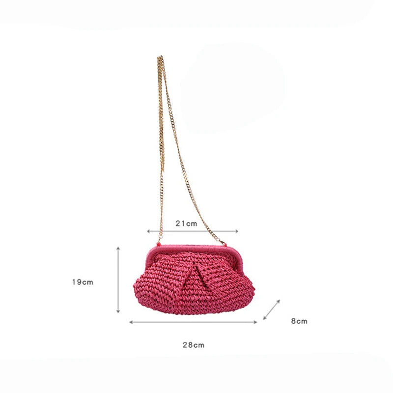 Straw Weaving Crossbody – Lara