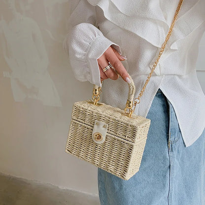 Rattan Crossbody Purse – Aline