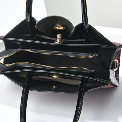 Chic High Quality Leather Handbag – Elara