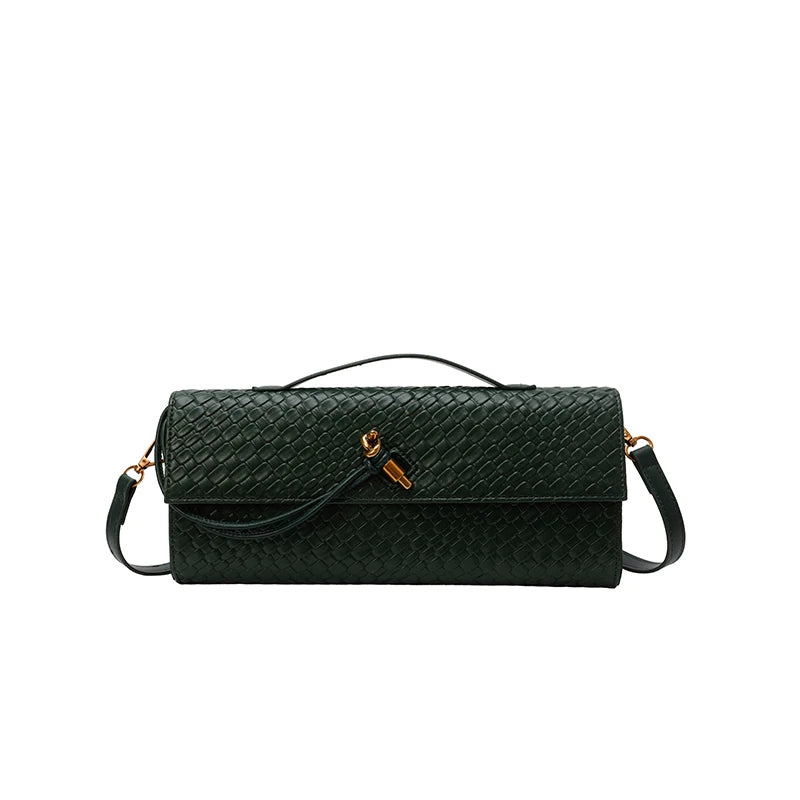 Parisian Elegance Clutch Bag Luxury Leather Crossbody Purse Vintage Minimalist Design Women's Stylish Commuter Tote