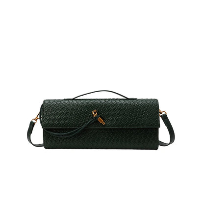 Parisian Elegance Clutch Bag Luxury Leather Crossbody Purse Vintage Minimalist Design Women's Stylish Commuter Tote