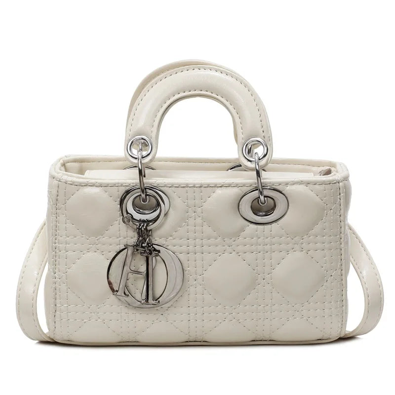 2025 Saffiano Gradient Lady Bag - Convertible Top Handle & Crossbody Purse, Chic Day-to-Night Compact Shoulder Bag for Women