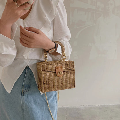 Rattan Crossbody Purse – Aline