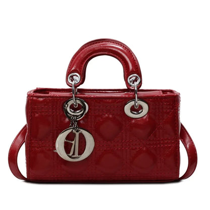 2025 Saffiano Gradient Lady Bag - Convertible Top Handle & Crossbody Purse, Chic Day-to-Night Compact Shoulder Bag for Women