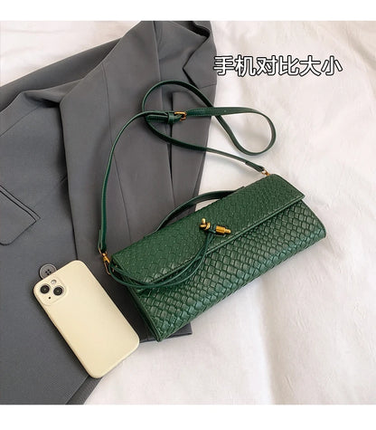 Parisian Elegance Clutch Bag Luxury Leather Crossbody Purse Vintage Minimalist Design Women's Stylish Commuter Tote