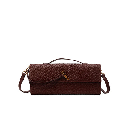 Parisian Elegance Clutch Bag Luxury Leather Crossbody Purse Vintage Minimalist Design Women's Stylish Commuter Tote