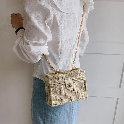 Rattan Crossbody Purse – Aline