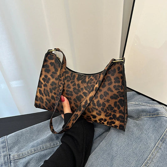 Animal Print Leather Tote – The Camila