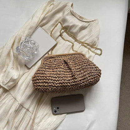 Straw Weaving Crossbody – Lara