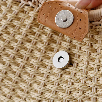 Casual Woven Shell Bag – Mirella